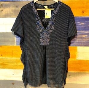 Free People Prickly Poppy Cotton Kaftan XS NWT
